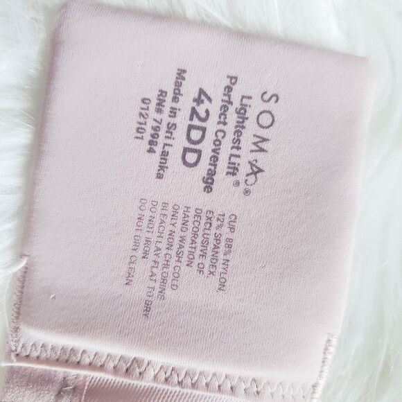 Soma Lightest Lift Perfect Coverage Bra 42DD - Picture 6 of 7